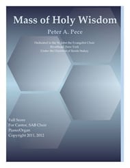 Mass of Holy Wisdom Three-Part Mixed choral sheet music cover Thumbnail